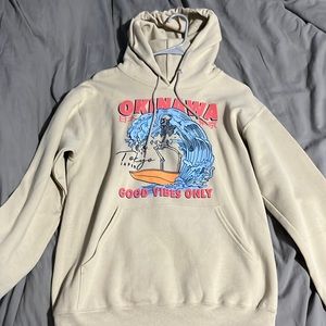 Okinawa Skeleton graphic Hoodie